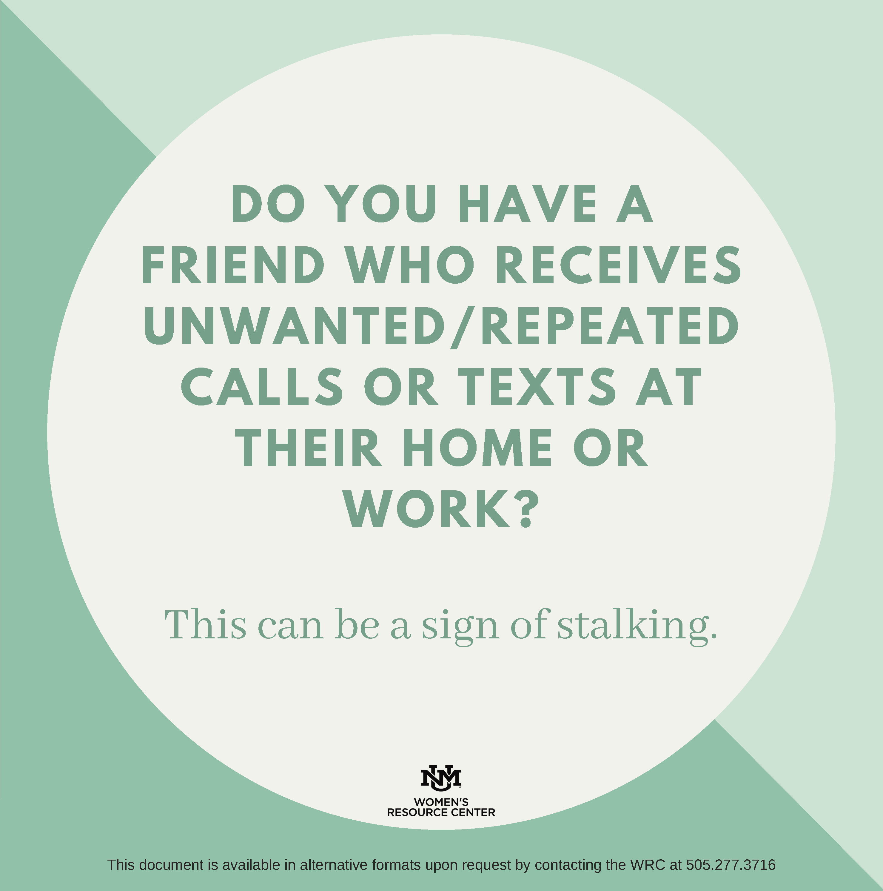 Stalking poster campaign1
